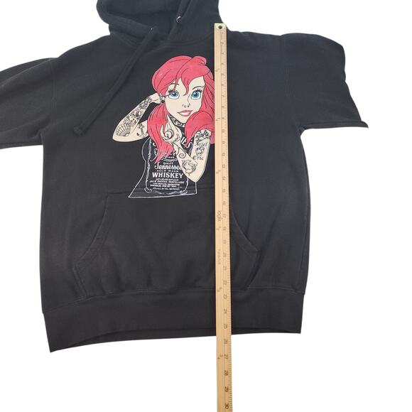 Tennessee Whiskey Sweatshirt Womens Medium Black Grunge Ariel Jack Daniels Punk - Picture 13 of 16